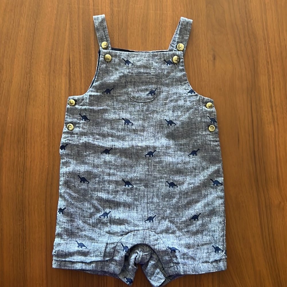 Janie and Jack Baby Linen Overall 3-6 mo